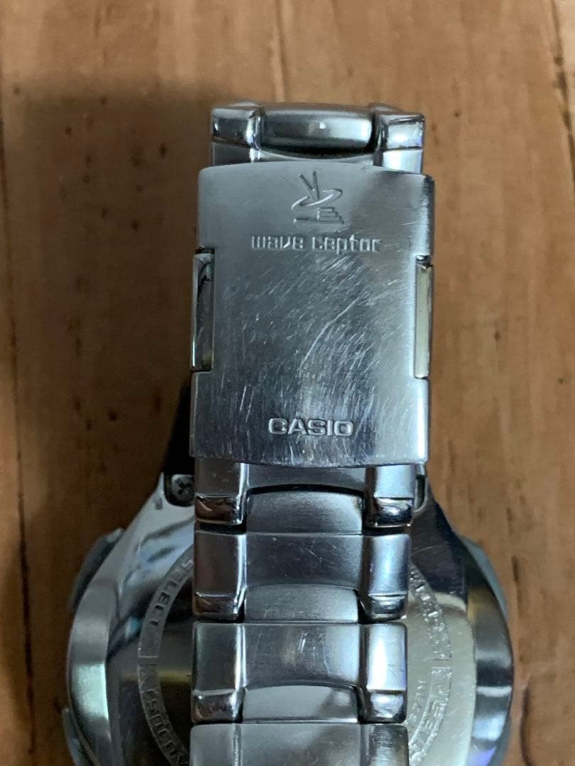 Casio Wave Ceptor WVA-500 Radio Solar AnaDigi Chronograph Mens Watch -For Parts