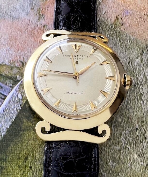 Rare Find Vintage Men’s Baume & Mercier 14K Solid Gold – Fancy Lugs – Automatic