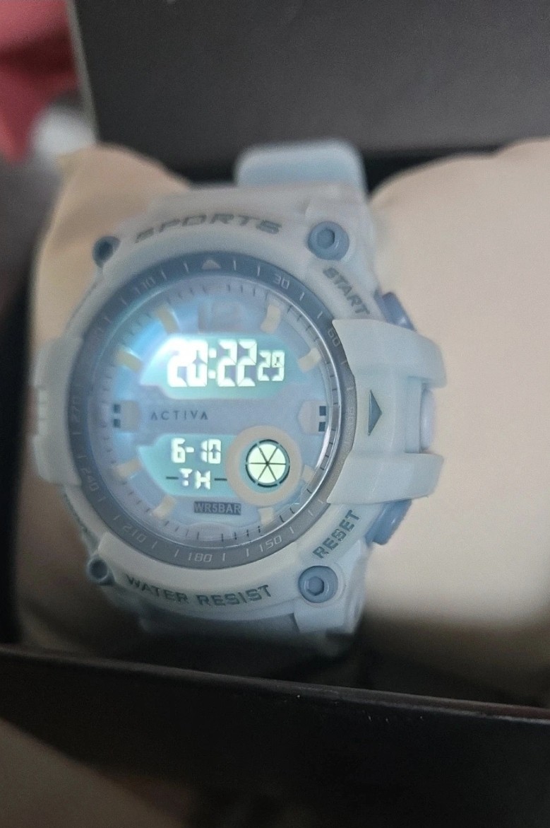 ACW533-007 ACTIVA By Invicta Digital Essentials Women’s Watch Light Blue 46mm