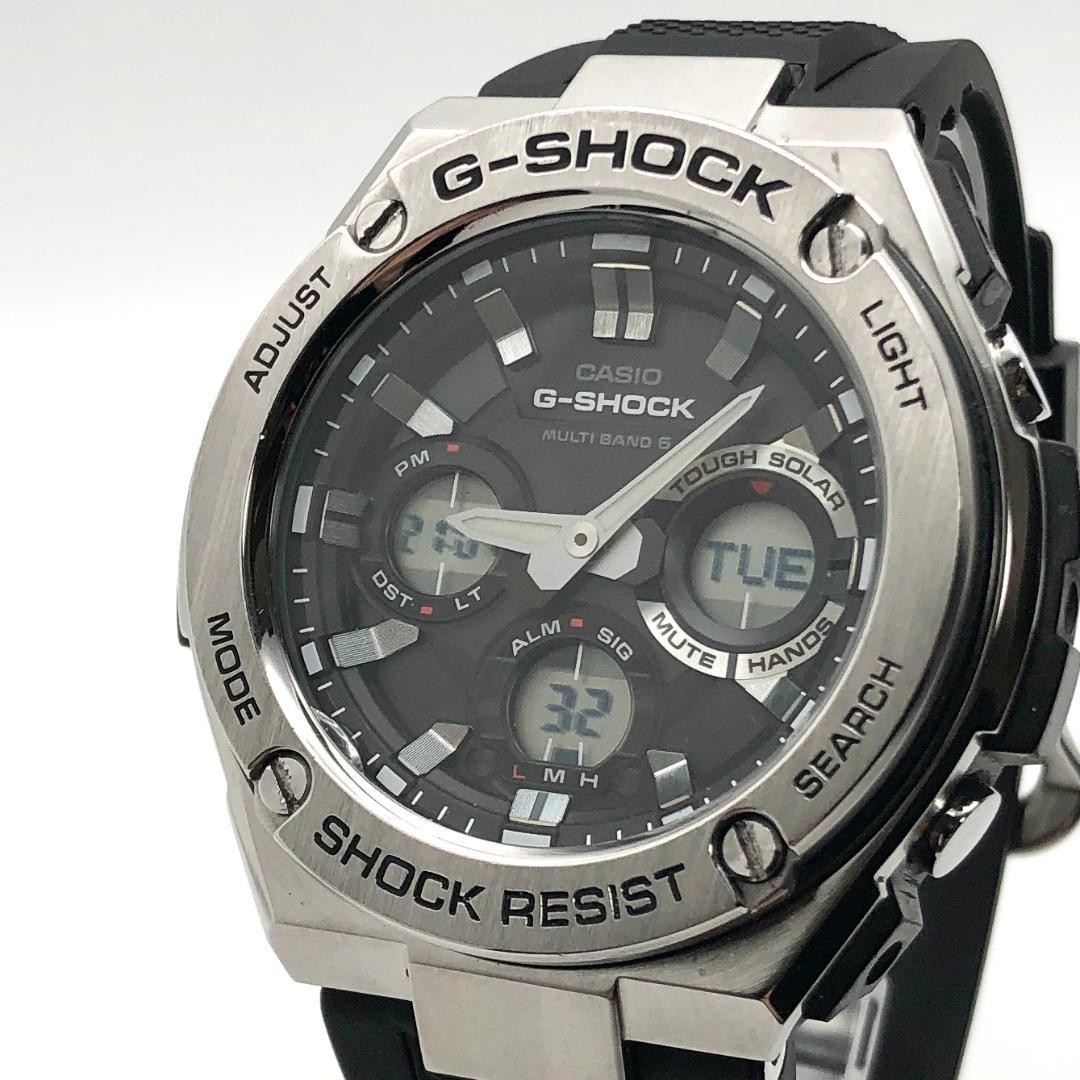 Excellent condition working CASIO G SHOCK GST W110 Tough Solar wristwatch