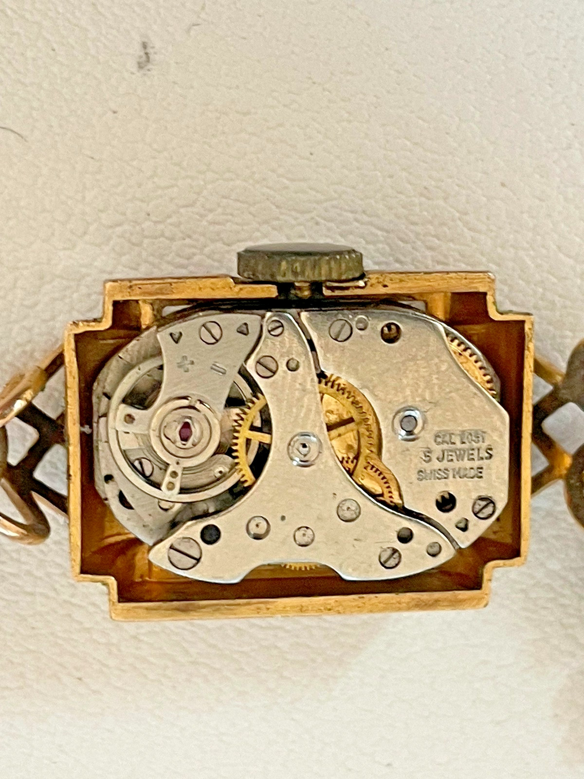 Roxedo Vintage Women’s Wristwatch Rolled Gold Swiss Made 5 Jewels Spares Repair