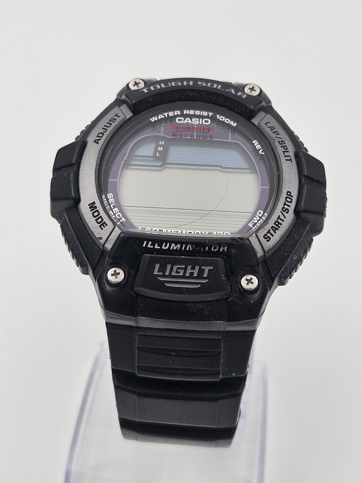 Casio 3271 W-S220 Watch Casio UNTESTED Collection Multicolor Black Silver