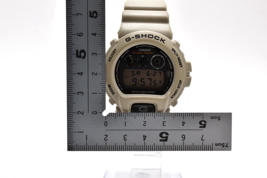 Working condition CASIO G-SHOCK men’s digital watch, sand beige.