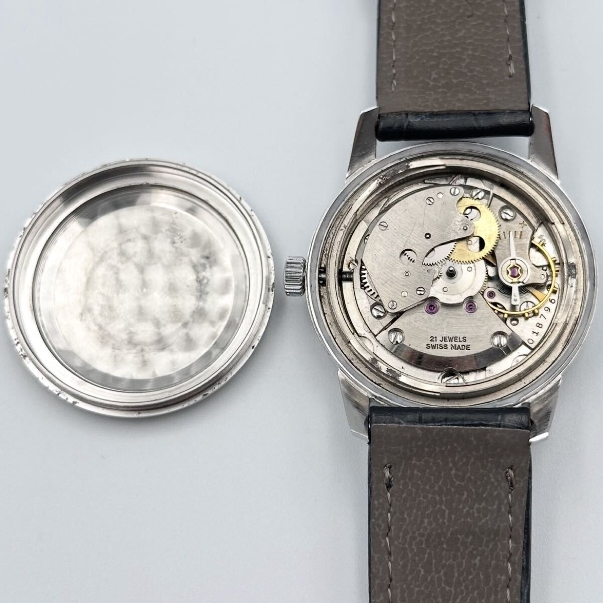 Favre-Leuba 21 Jewels Automatic Vintage Men’s Watch Black Dial Swiss Made