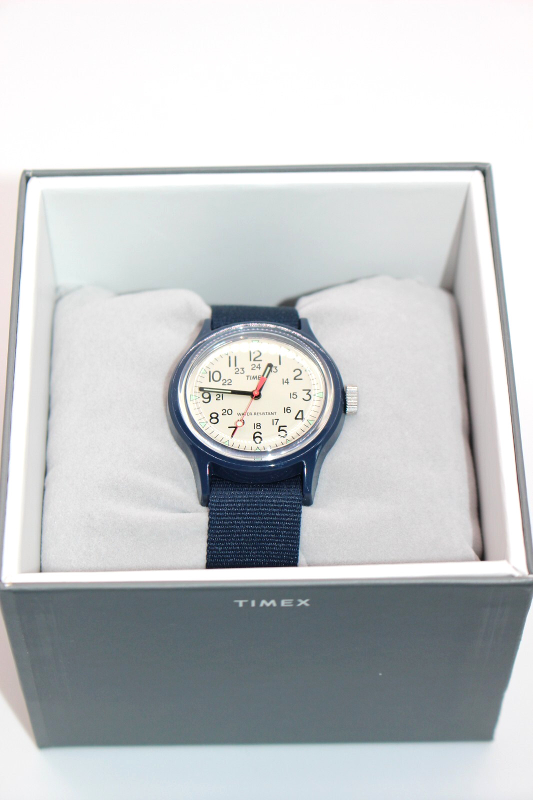 TIMEX Original Camper TW2U84200 36mm Ivory x Navy Resin Polycarbonate Unisex