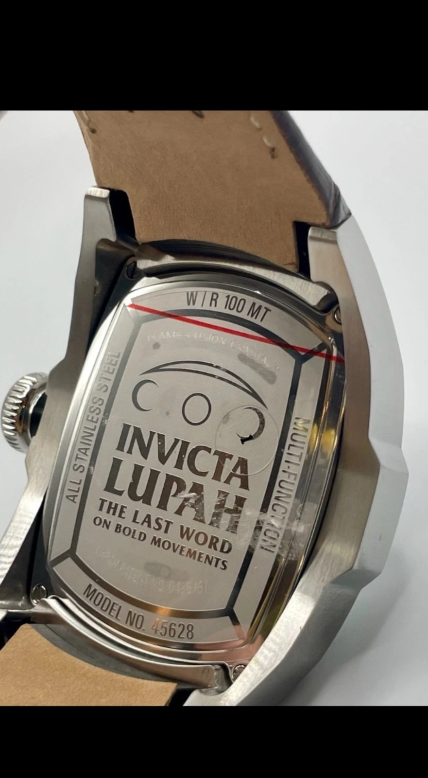 Invicta Lupah Men’s Watch w/ Abalone Dial – 46.8mm. Brown (45628)