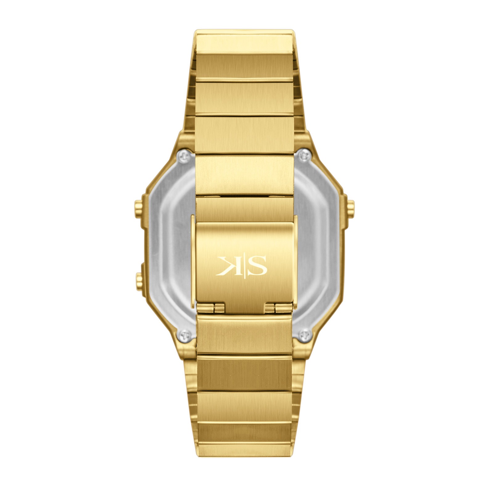 Kenneth Scott Women’s Digital Watch | Champagne Dial, 43mm, 50 m (5 ATM)