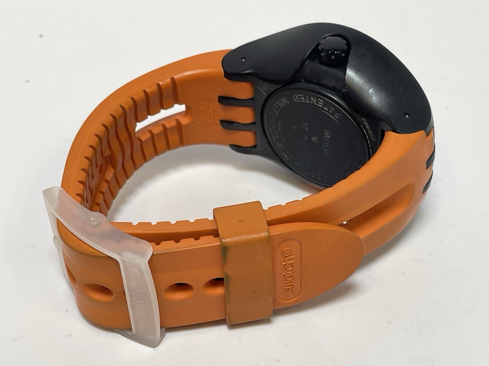 Rare Orange Swatch Fun Scuba Sugb103 Climbing Lobster Olympic Dive