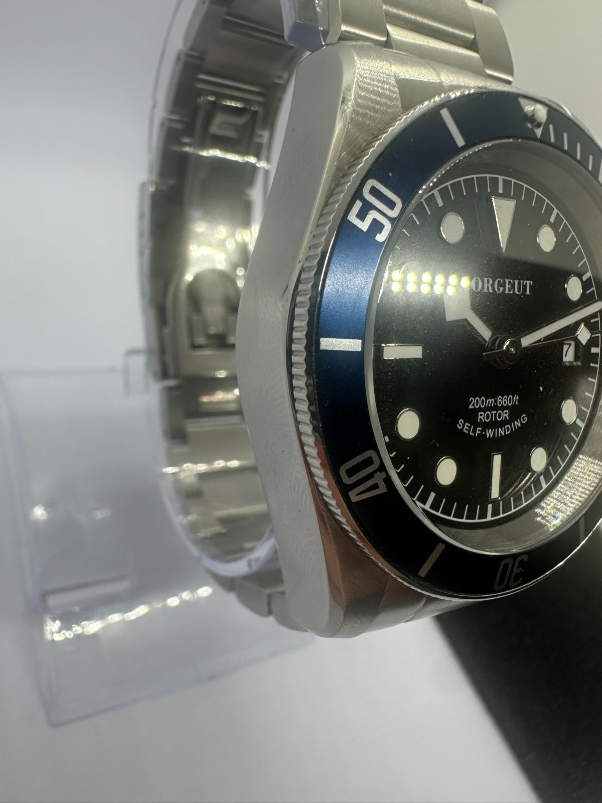 Corgeut 2010 Miyota 8215 41mm Sapphire Automatic 200M Diver Watch