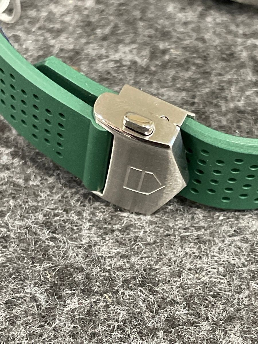 TAG Heuer Men’s Connected Calibre E4 Watch, 45mm, Steel, Green, SBR8A14.BT6317