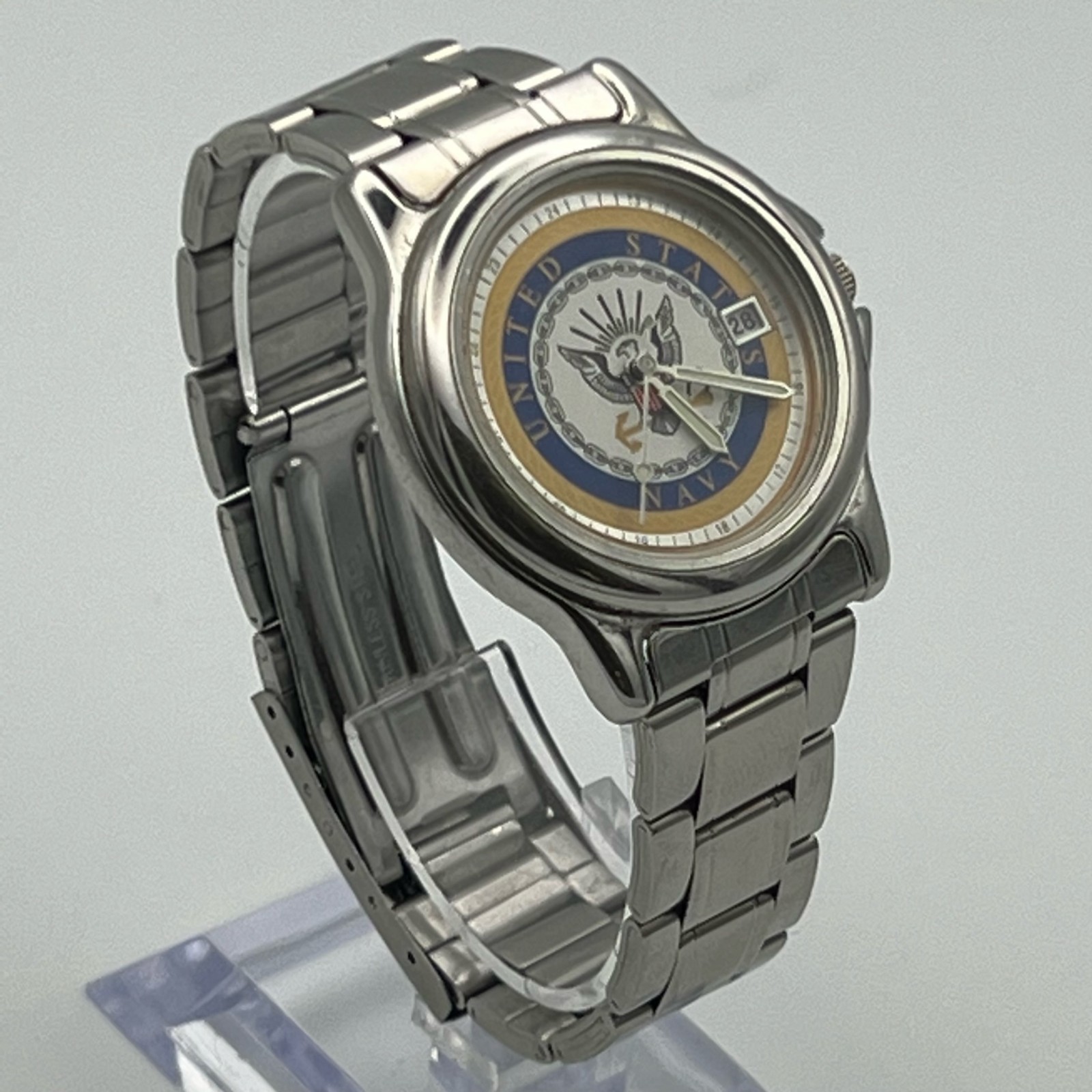 Accutime Unisex Watch United States Navy Collectible Working