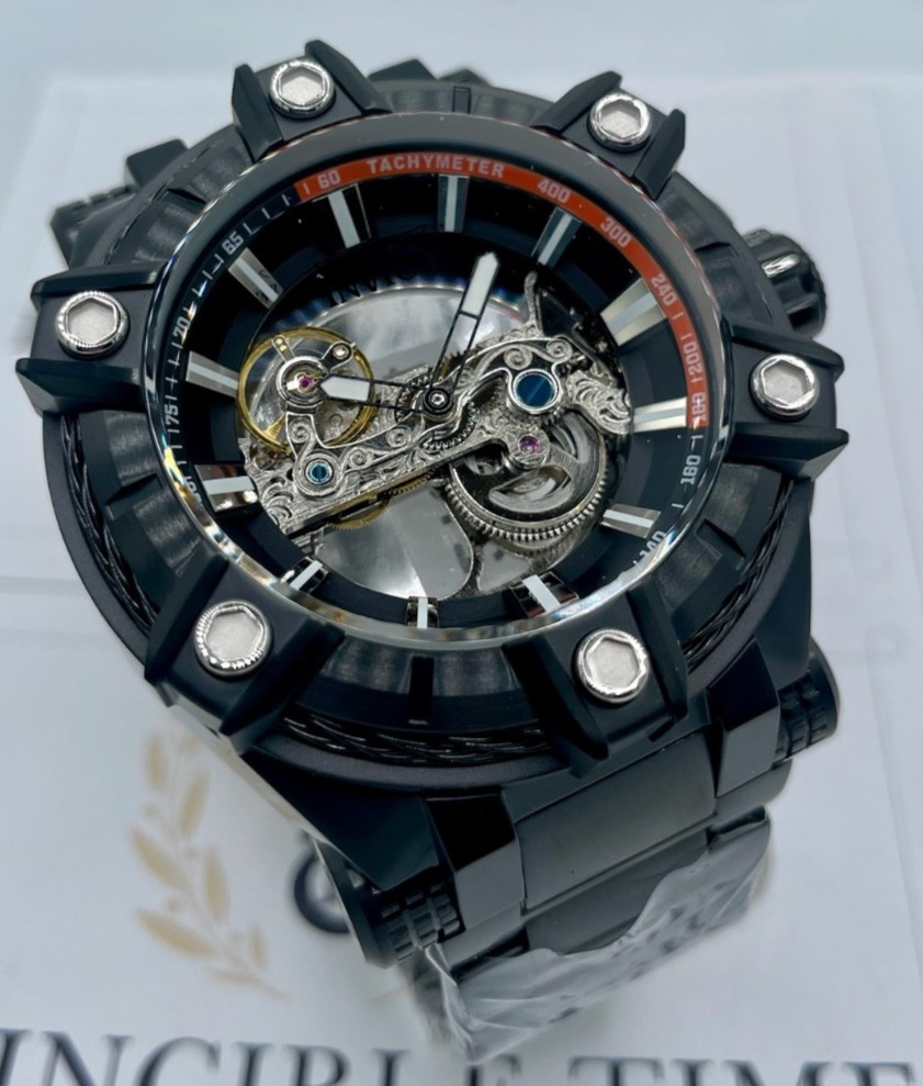 Invicta Bolt Phantom Automatic Men’s Watch – 52mm, Black (49059)