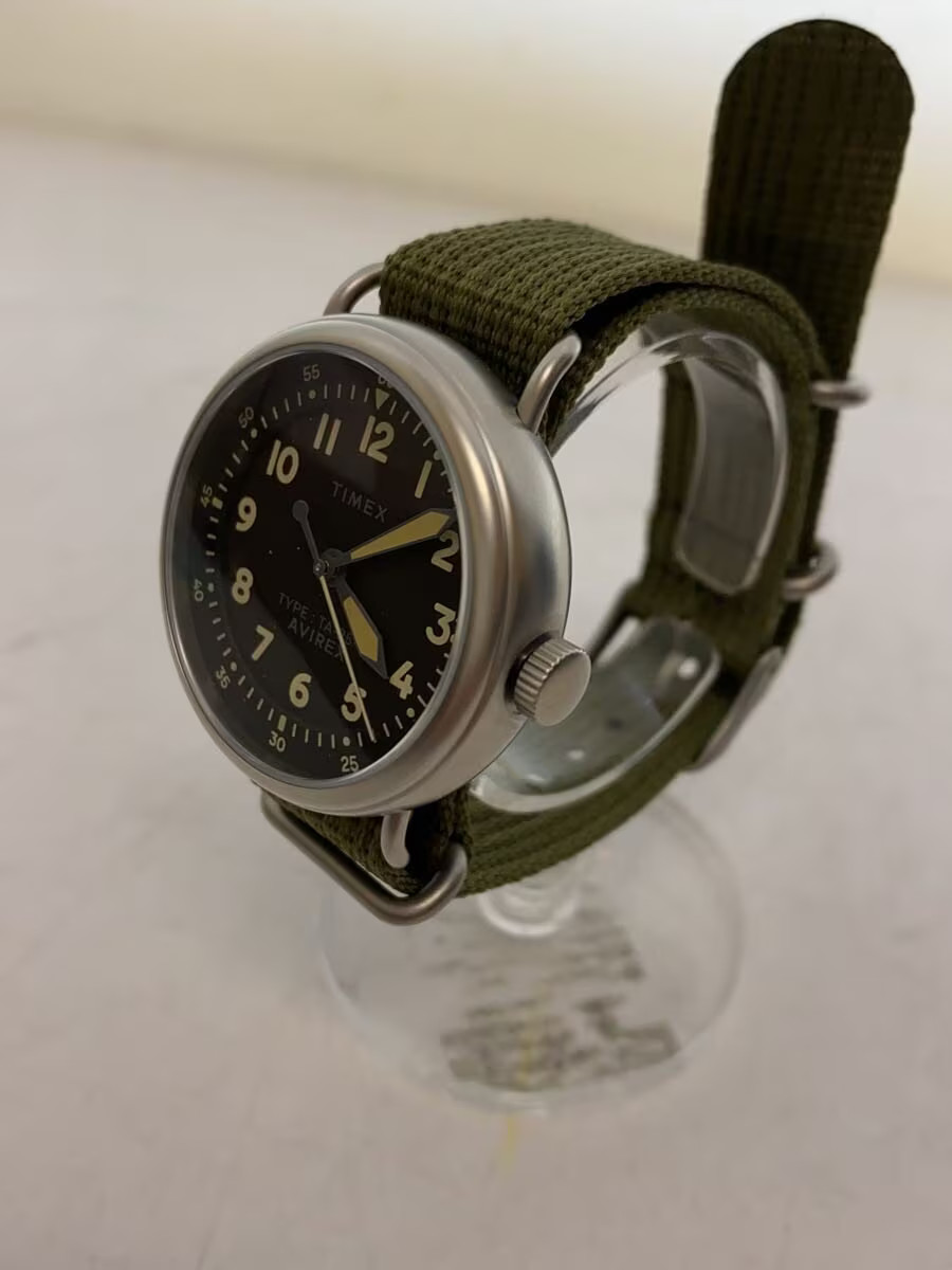 TIMEX AVIREX Quartz Watch Analog BLK TW2Y52000