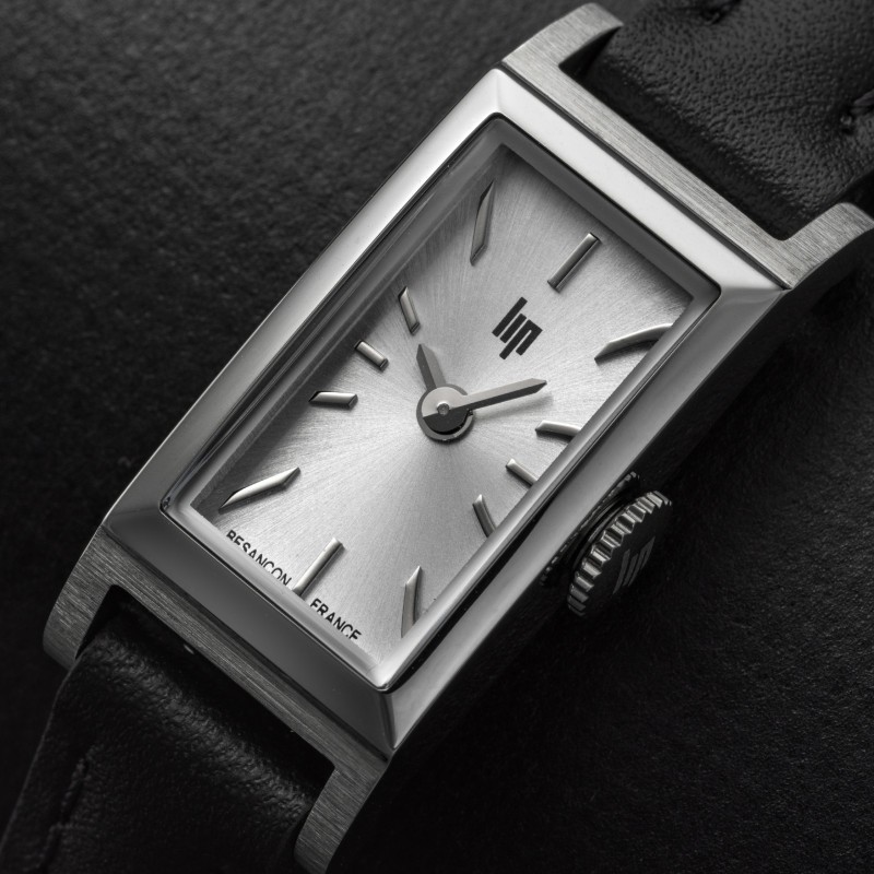 Lip Churchill T13 Baguette 671931 Womens Leather Strap White Dial 23.5×41.5mm