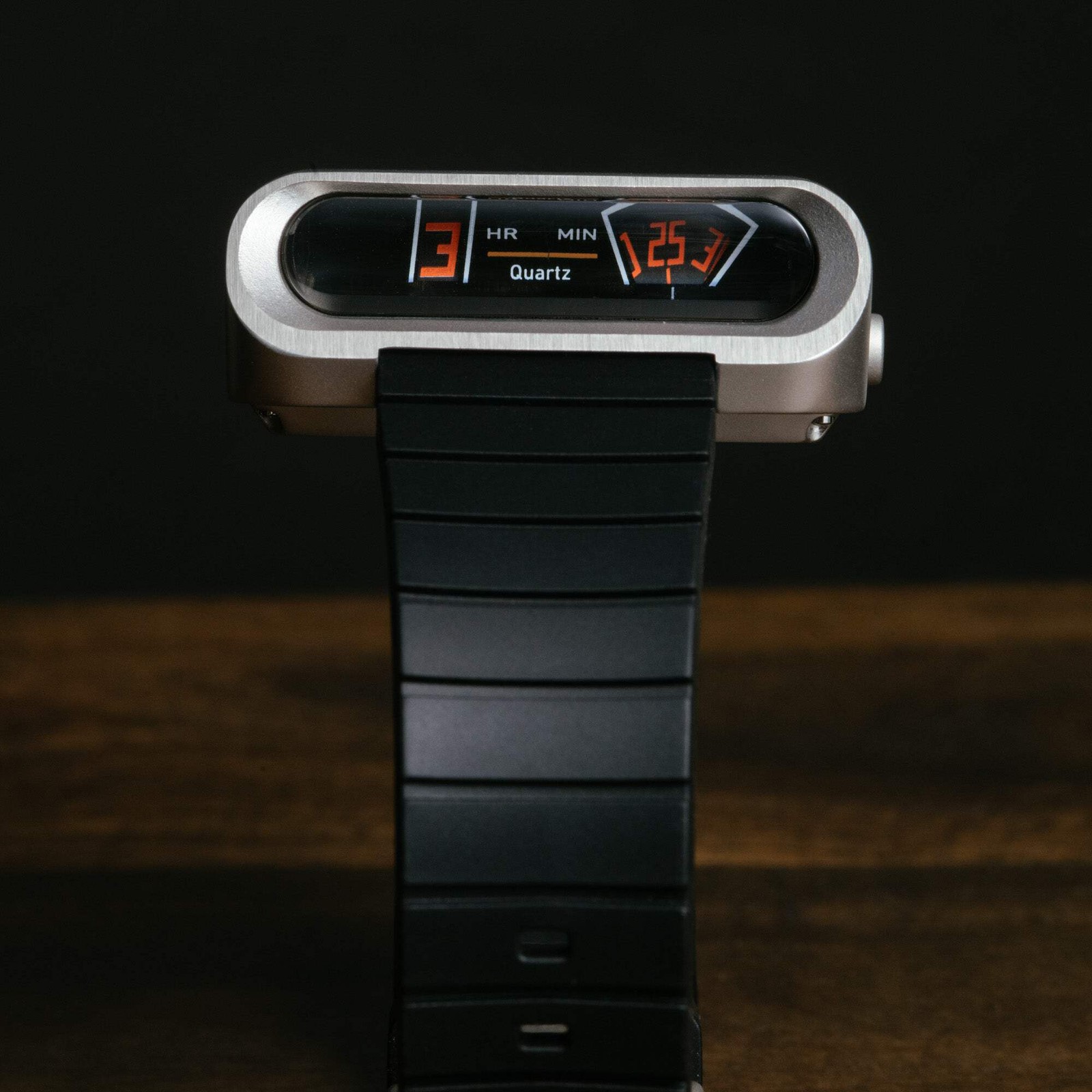 CA PCH Driver Jump Hour Brushed Silver Black