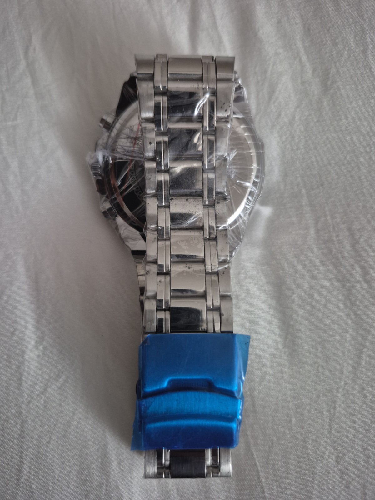 LONGBO Blue Business Casual Stainless Steel Decorative Sub dials Big Blue Watch