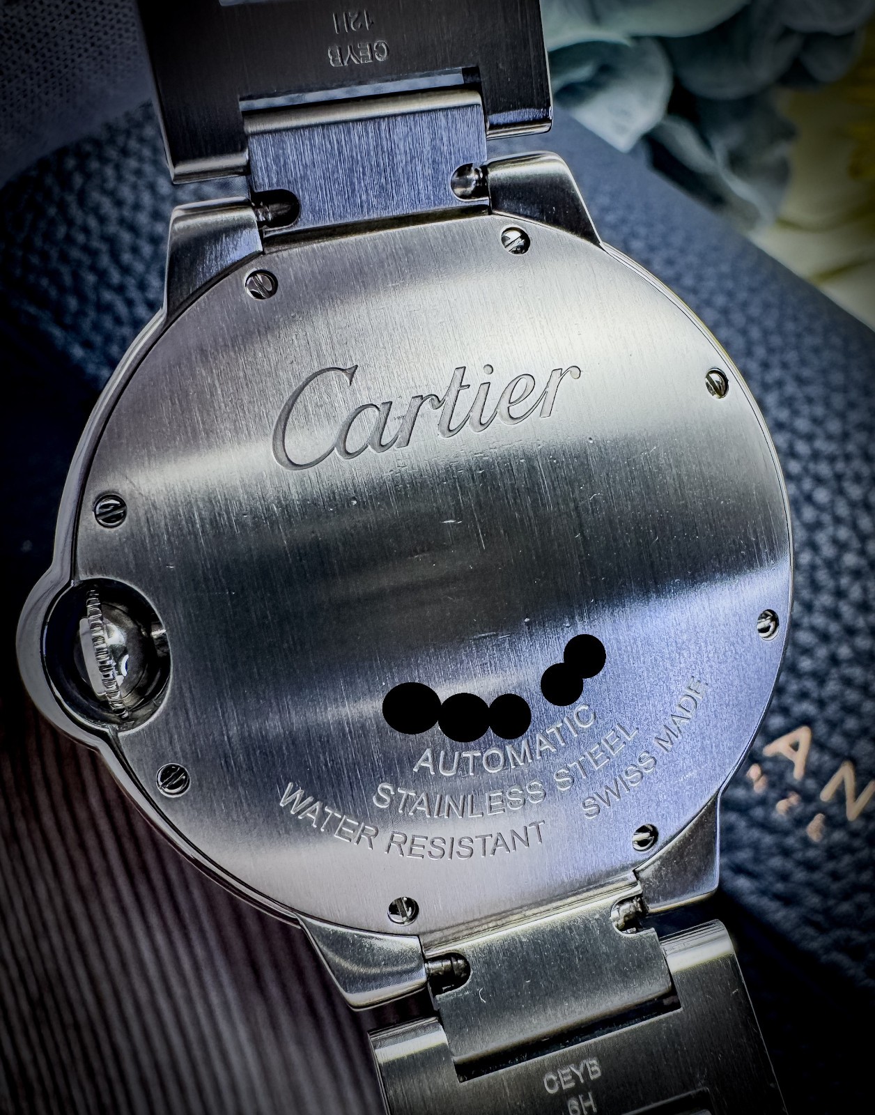 Cartier Ballon Bleu 36mm Automatic Blue hands – W6920046 – Box & Papers