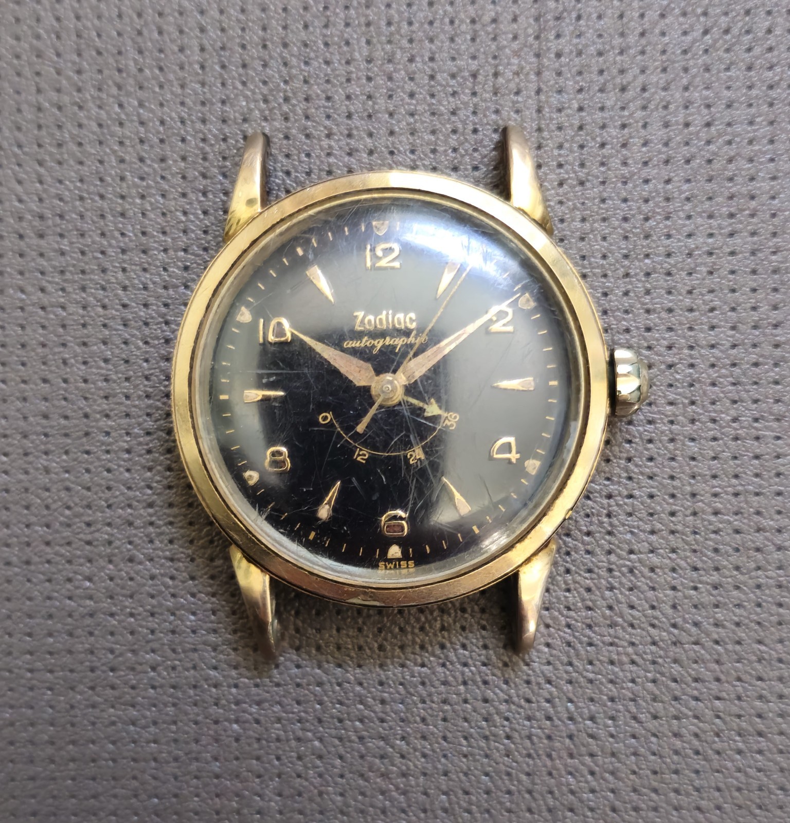 Zodiac Autographic Automatic Power Reserve 32mm Watch – Vintage – Runs Well
