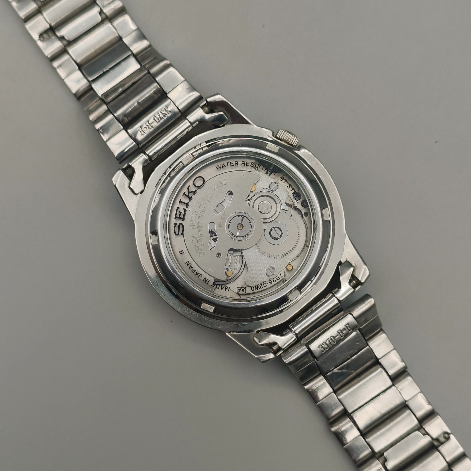Vintage Seiko 5 7S26 Automatic 21 Jewels Blue Men’s Watch Japan