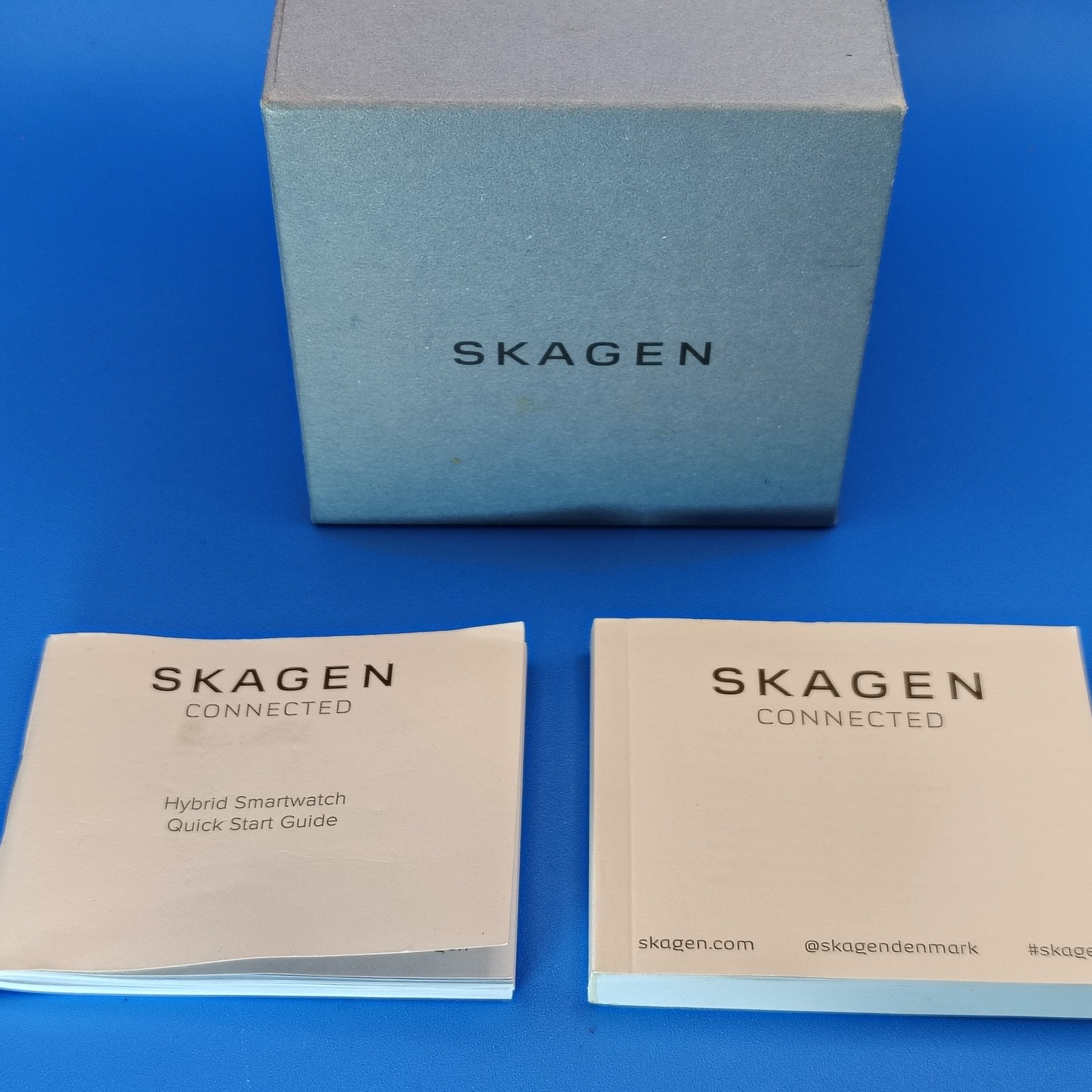 Retro 2017 Skagen Connect Hybrid Quartz Mens 42mm SMRT Watch W/ App Full Set