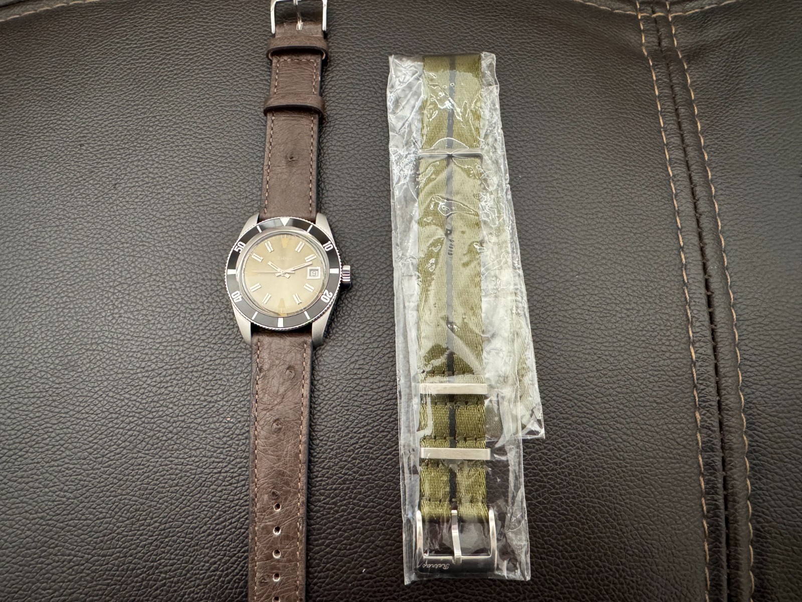 Retras Swiss Automatic Diver Watch 38.5mm STP 1-11 Limited Edition 1 of 50 Rare