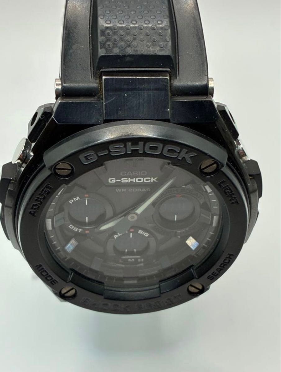 Beautiful Condition Tough Solar CASIO G SHOCK G STEEL GST S100G 1B Black