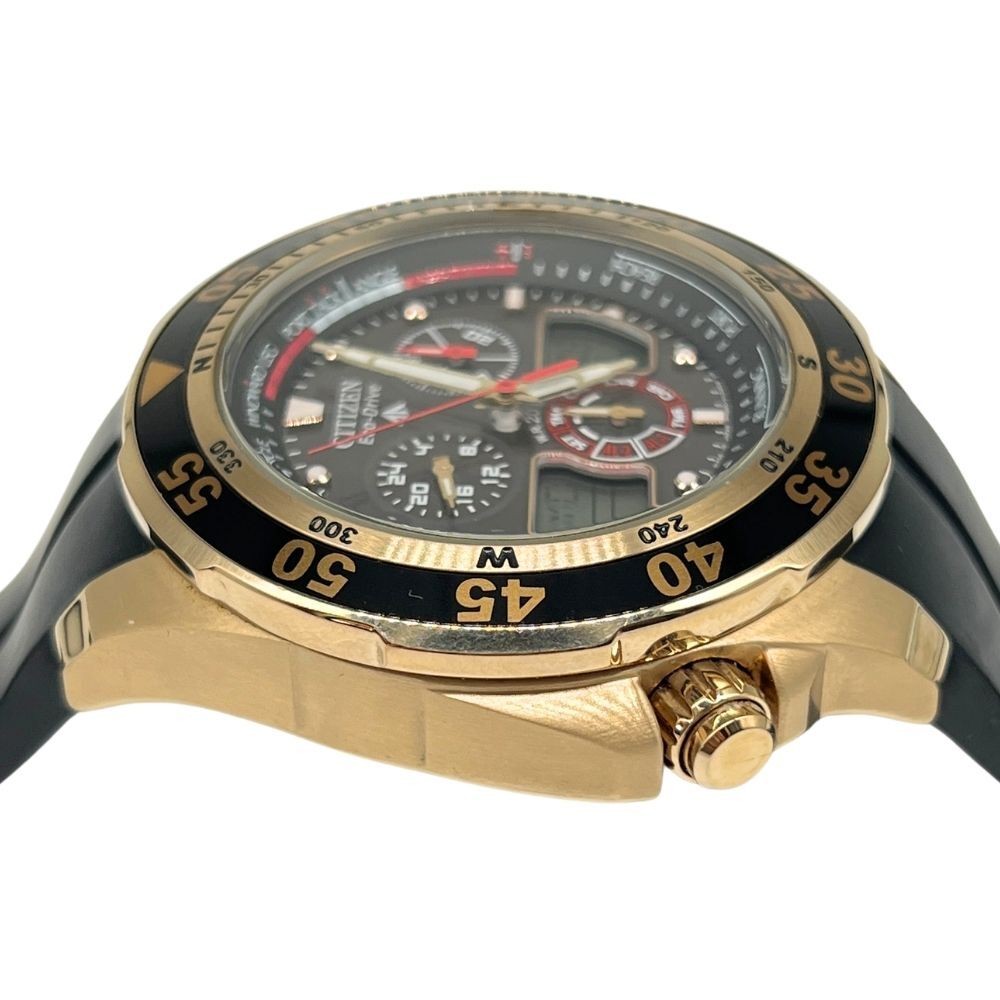 Citizen Promaster Chronograph Eco-Drive C660-S067634 Gold Black Mens Watch