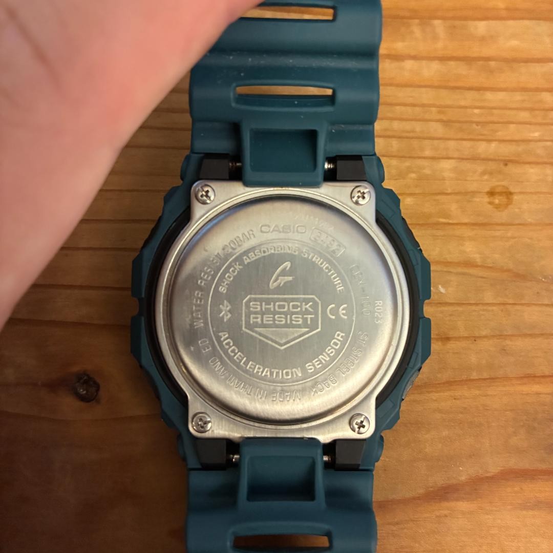 CASIO G-SHOCK GBX-100 G-LIDE Dark Blue Used Japan