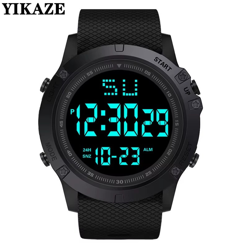 Waterproof Digital Sports Watch Military Tactical LED Backlight Wristwatch 1pcs