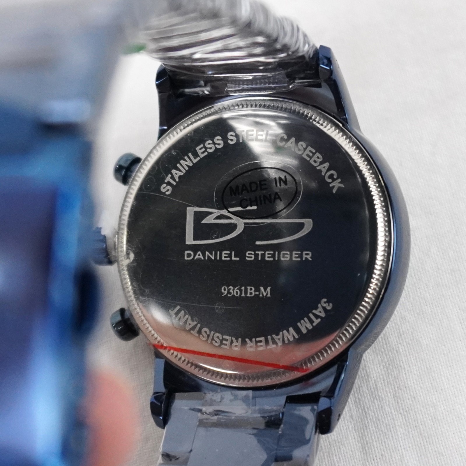 Daniel Steiger Blue Steel Glacier Chronograph 43mm Men’s Watch (W20109361BM)