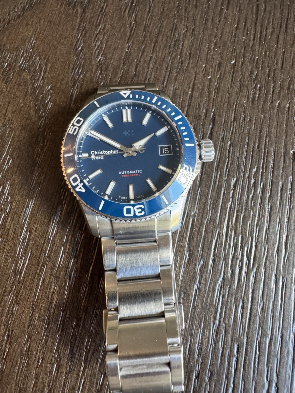 Christopher Ward C60 Trident Pro 600 MK3 – Blue – 38mm