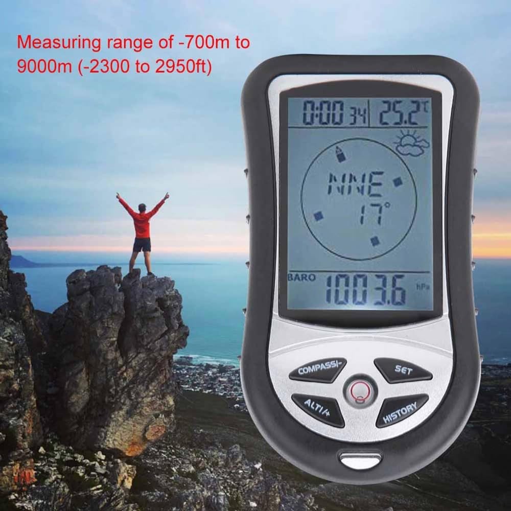 – Electronic Weather Forecast Barometer Thermometer with LED Backlight for Hi…
