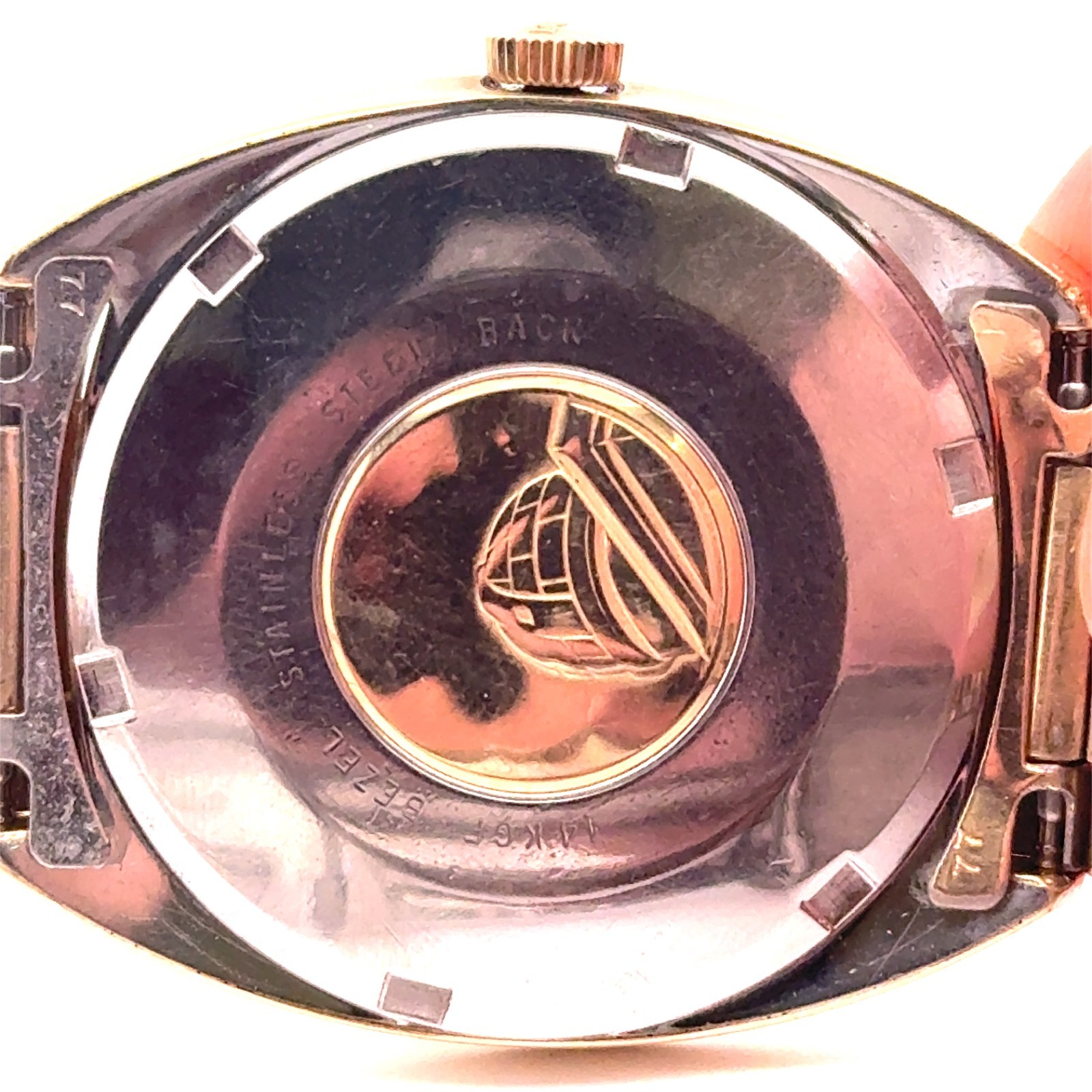 Omega Constellation Automatic Chronometer 14k Gold Filled Vintage Watch 35mm
