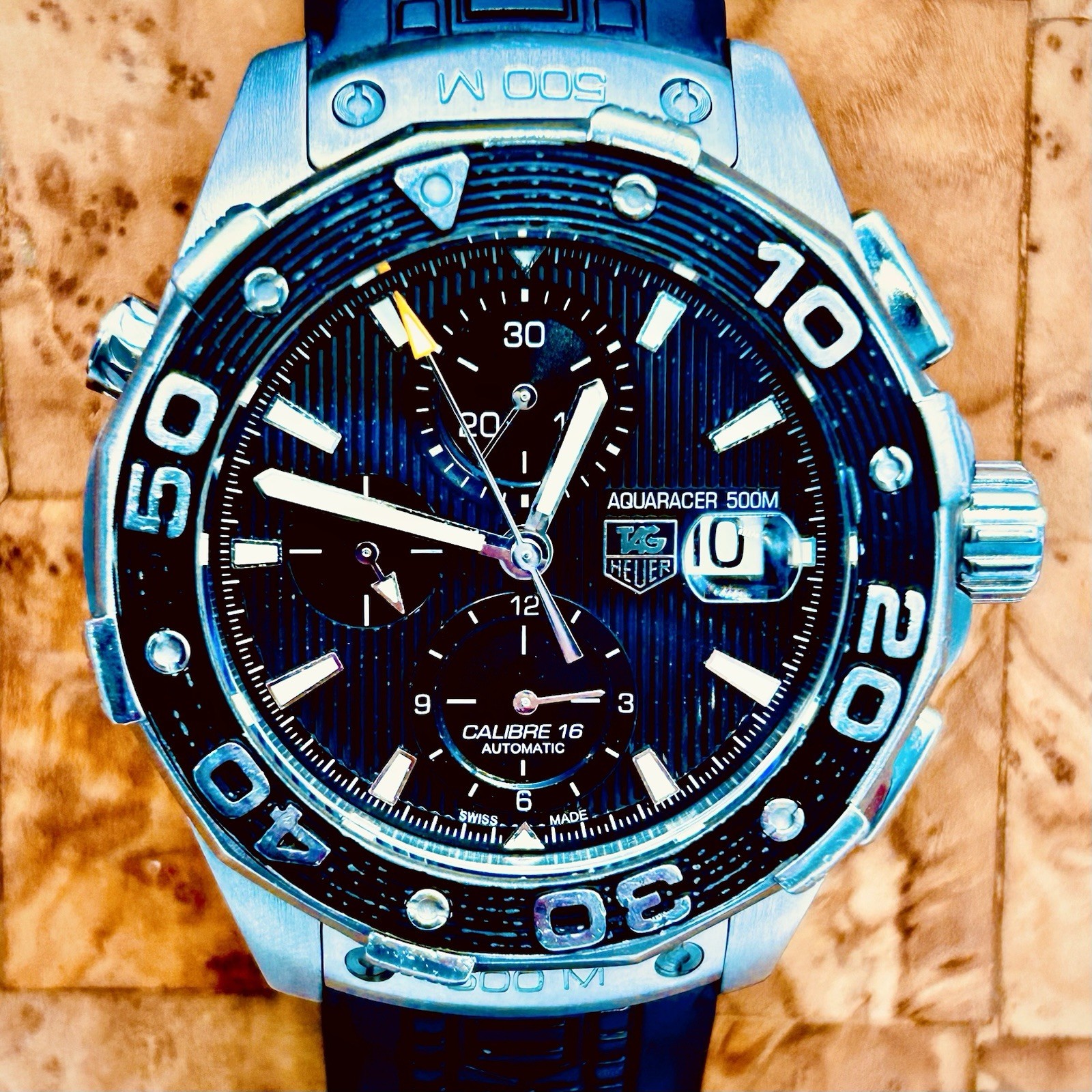 TAG HEUER AQUARACER CAJ2110 Chronograph 500M Calibre 16 Swiss Automatic Watch