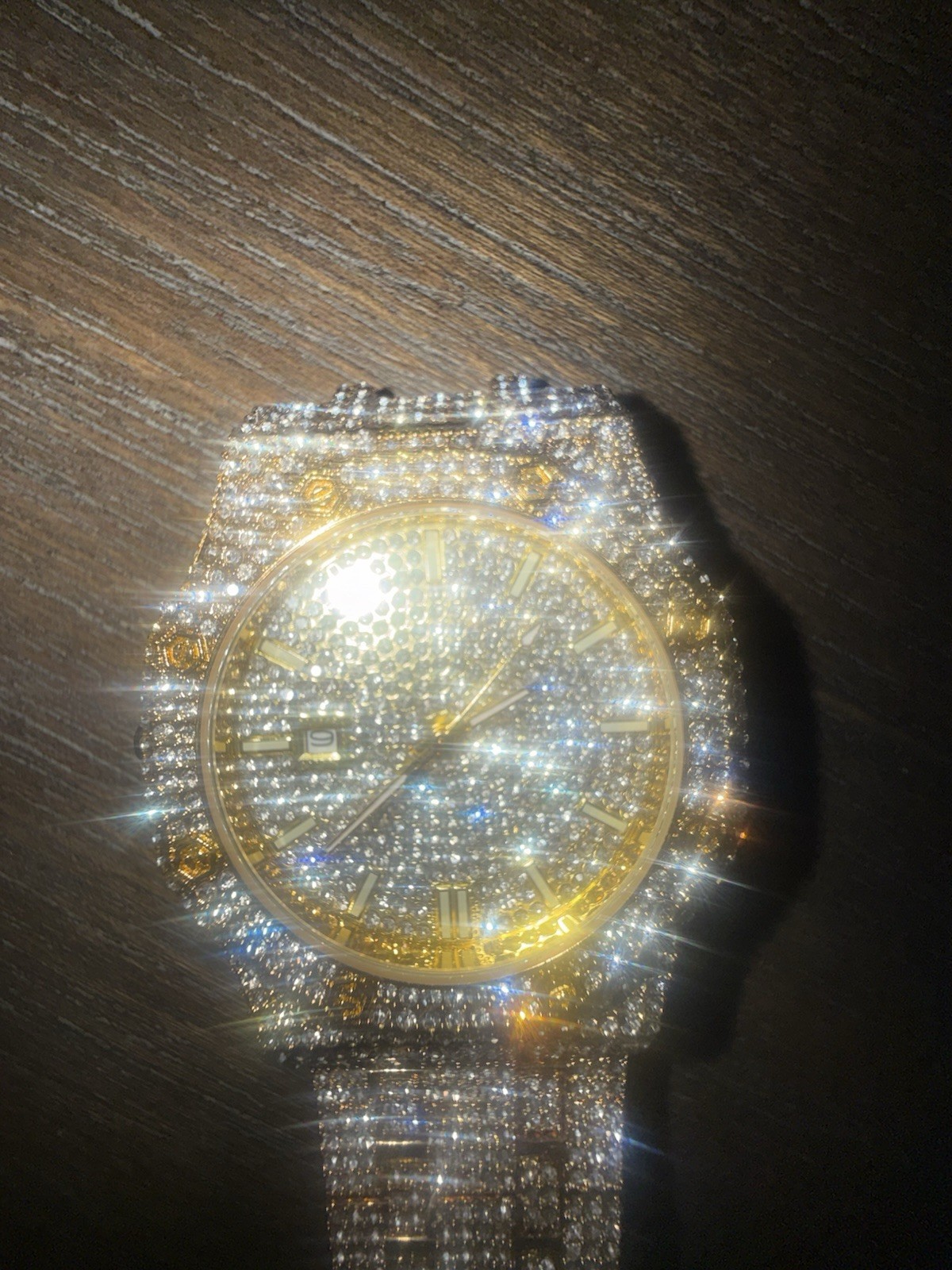 Gold Encrusted Watch