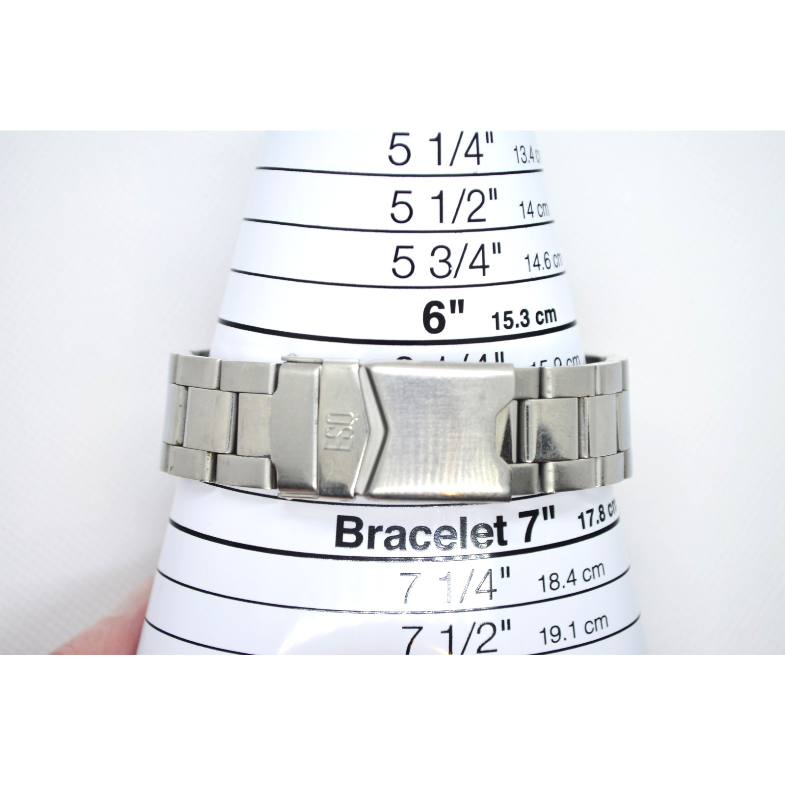 ESQ Swiss Men E5063 Dress Formal Silver Tone Quartz Watch New Battery #503