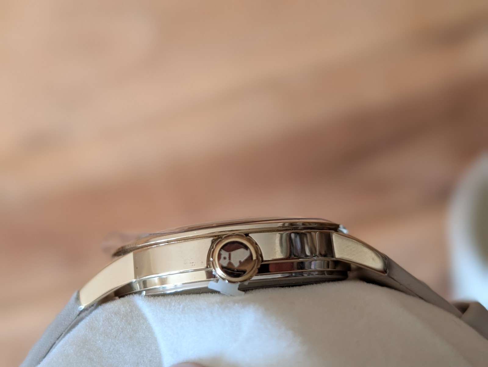 RADLEY Border Watch with Taupe Leather Strap Gold Casing Analogue Display -New