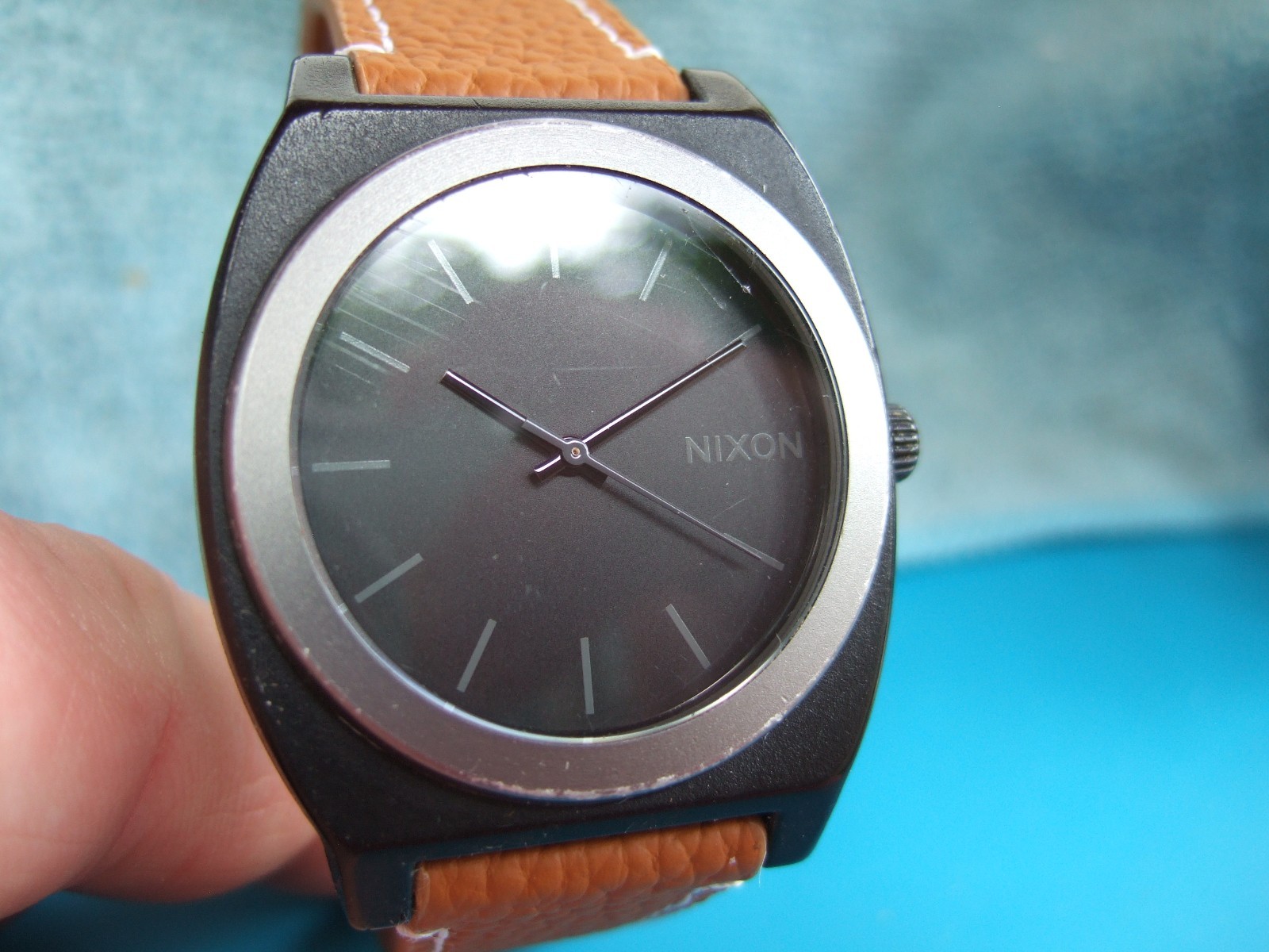 Men’s Nixon Minimal “The Time Teller” Black Polycarbonate watch!