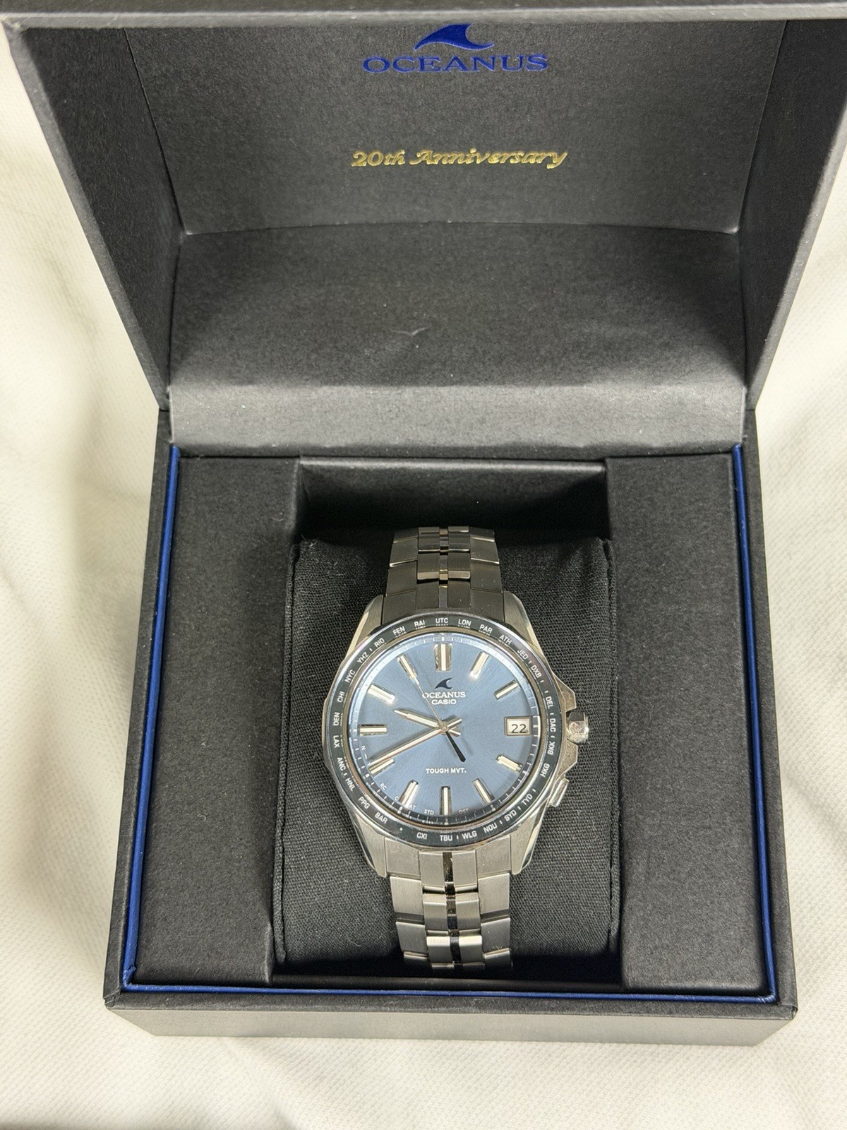 Casio Oceanus OCW-S400SG-2AJR 20th Anniversary Watch Blue