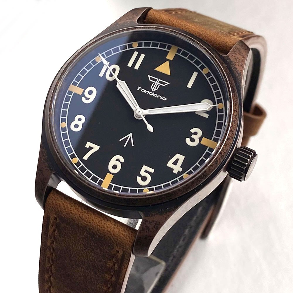Tandorio Dive Automatic Men’s Watch NH35A PT5000 Waterproof Sapphire Glass 39mm