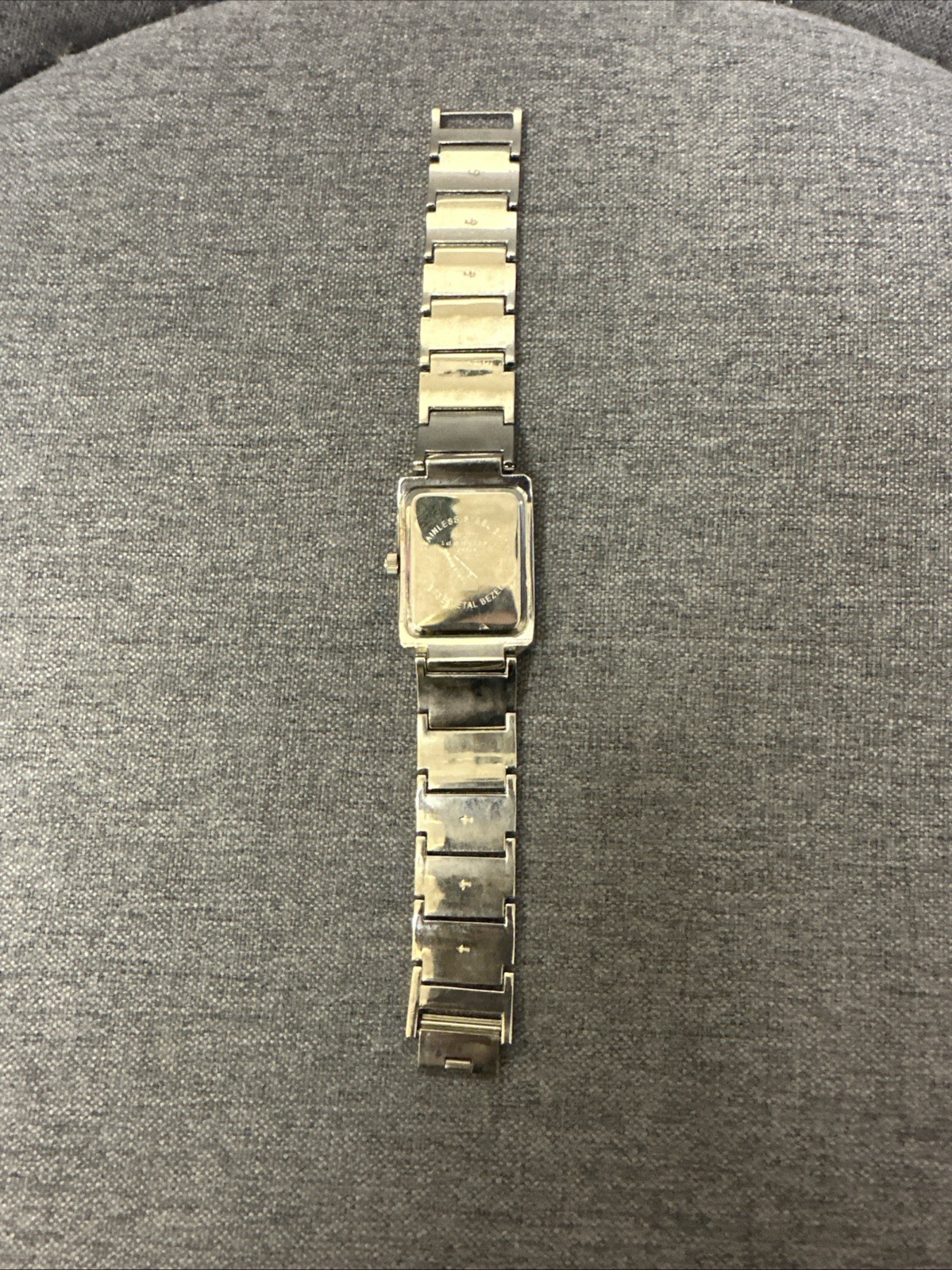 Mens Identity London Polished Silver Tone Diamond Quartz Watch P837.00DC SAN9A