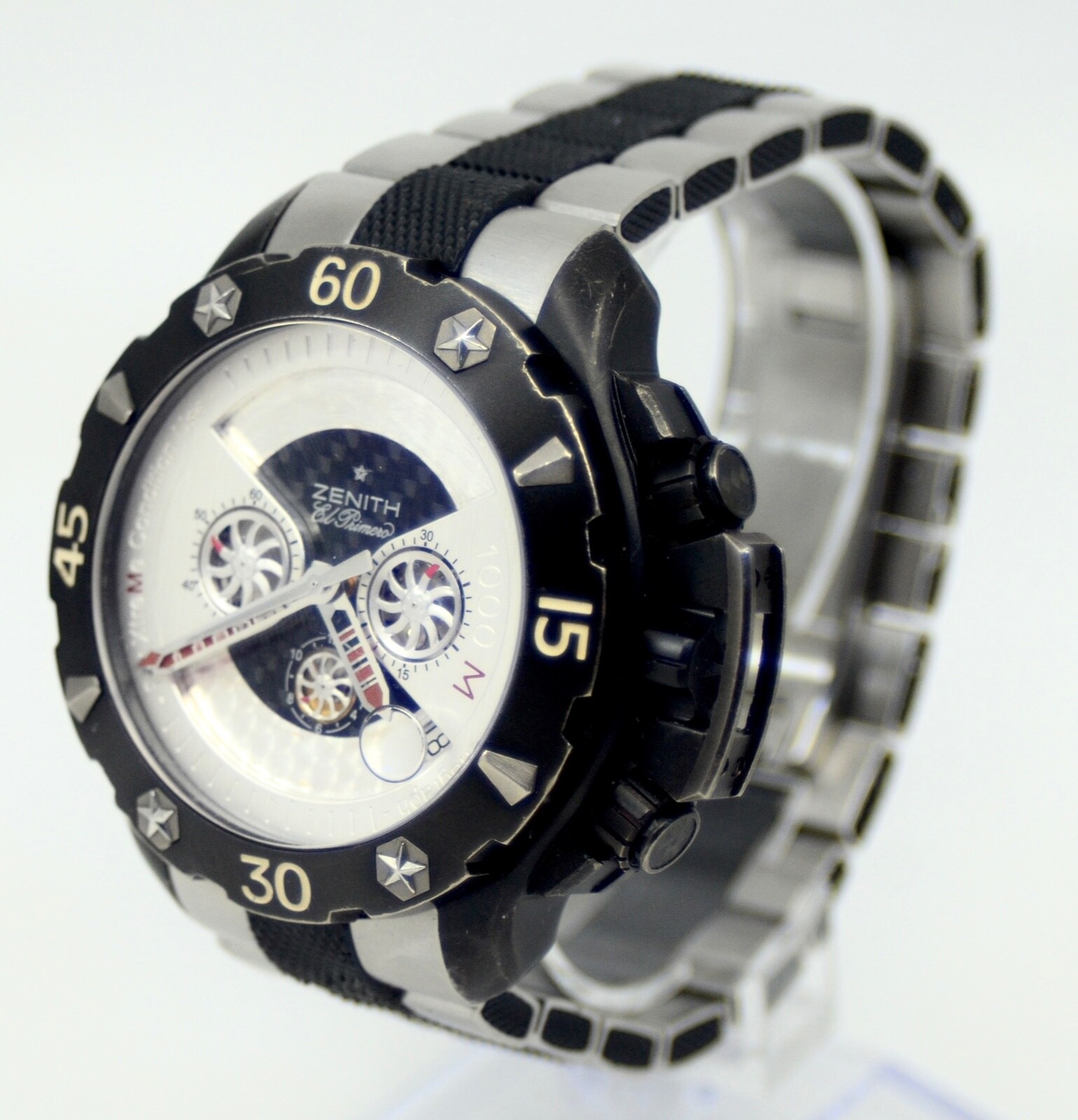 Men’s Zenith Defy Xtreme Chronograph 46.5 mm Titanium watch Ref.96.0525.4000;box