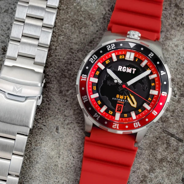 RGMT Globemaster Stealth Ops GMT Automatic Watch