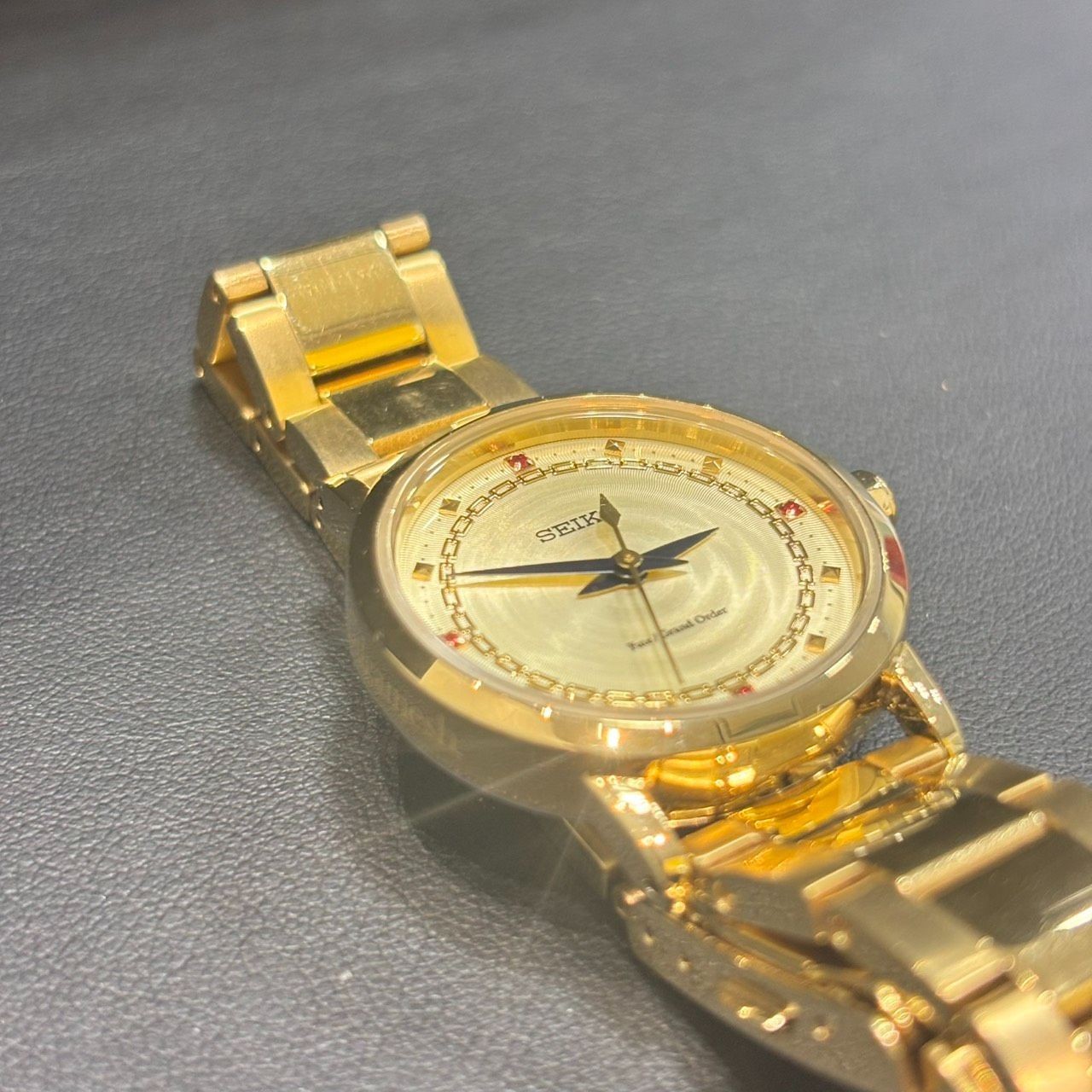 Rare SEIKO Fate/Grand Order Archer Gilgamesh Gold Watch Limited Japan Used