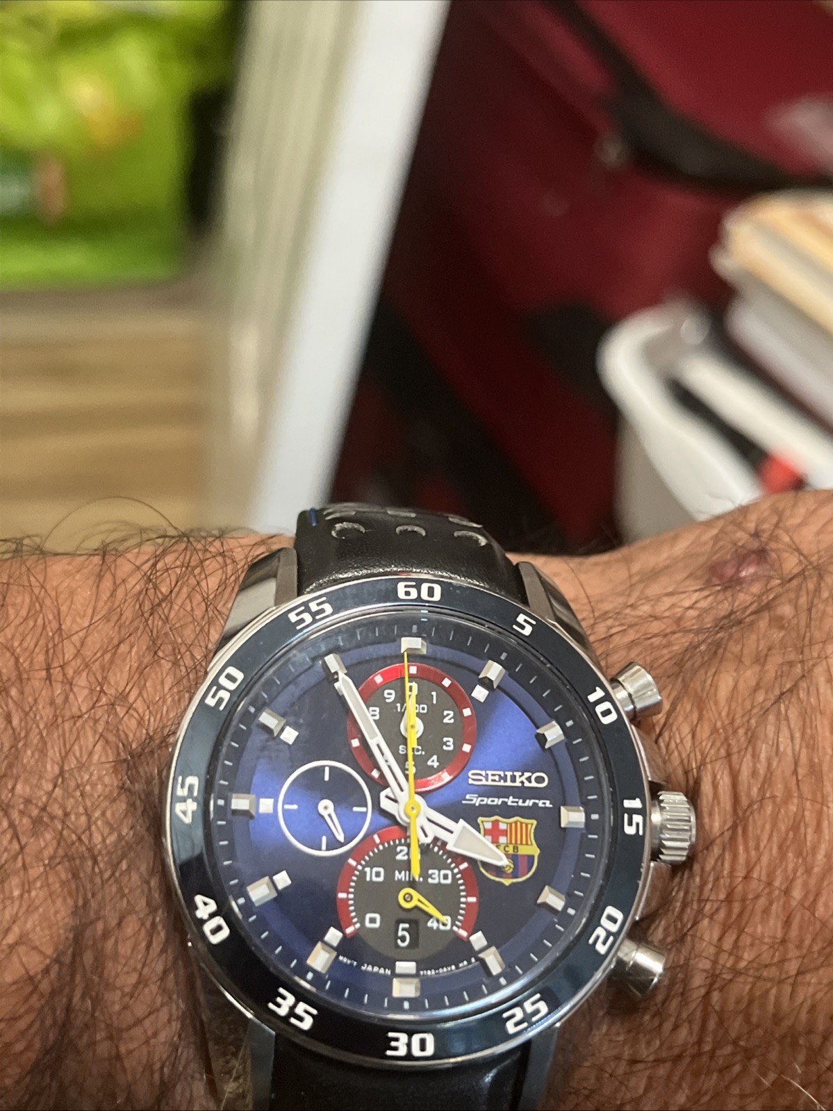Seiko Sportura Blue Men’s Watch – SPC089P2
