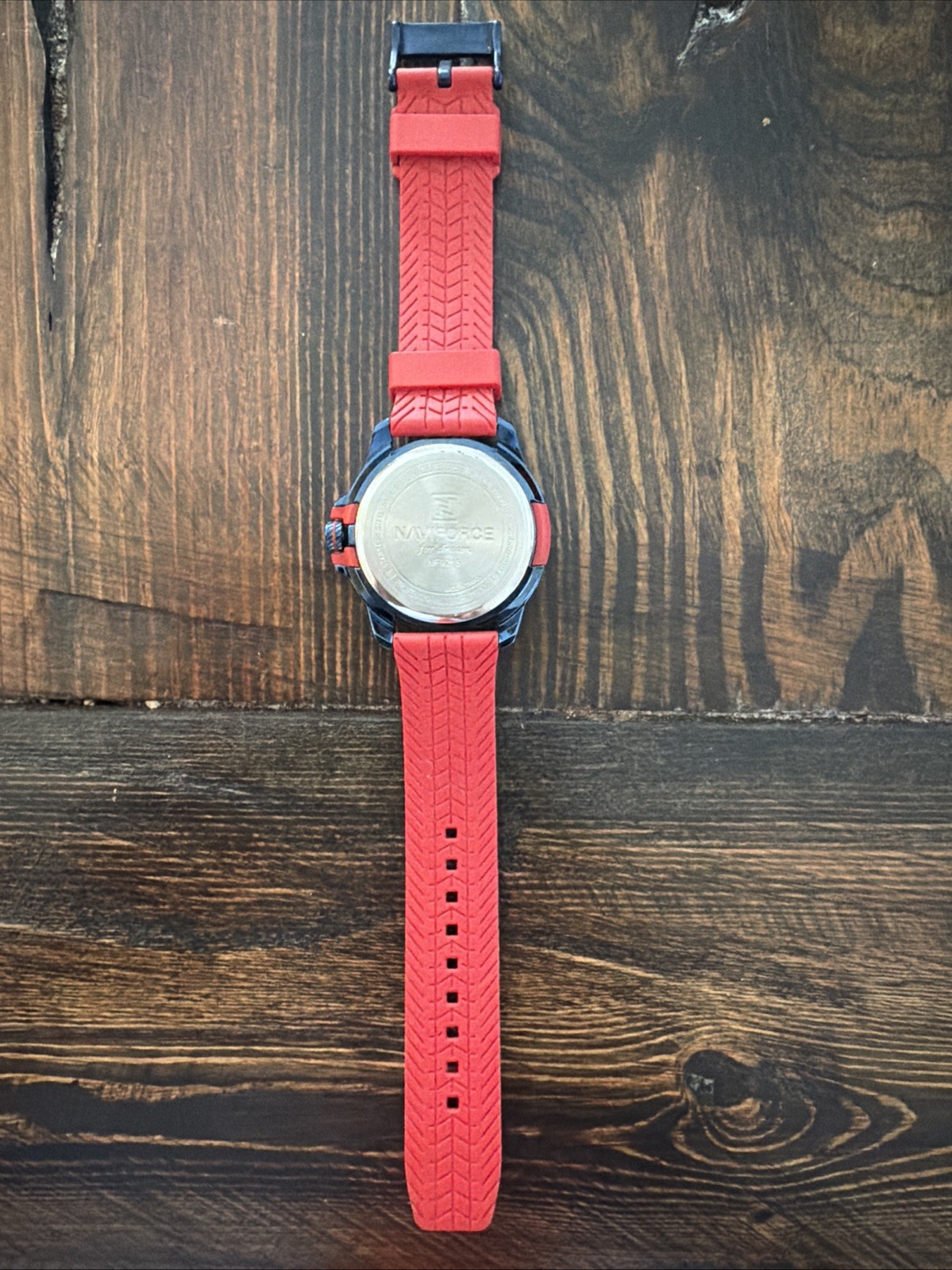 NAVIFORCE Waterproof Red & Blue Sports Watch Men/ Women