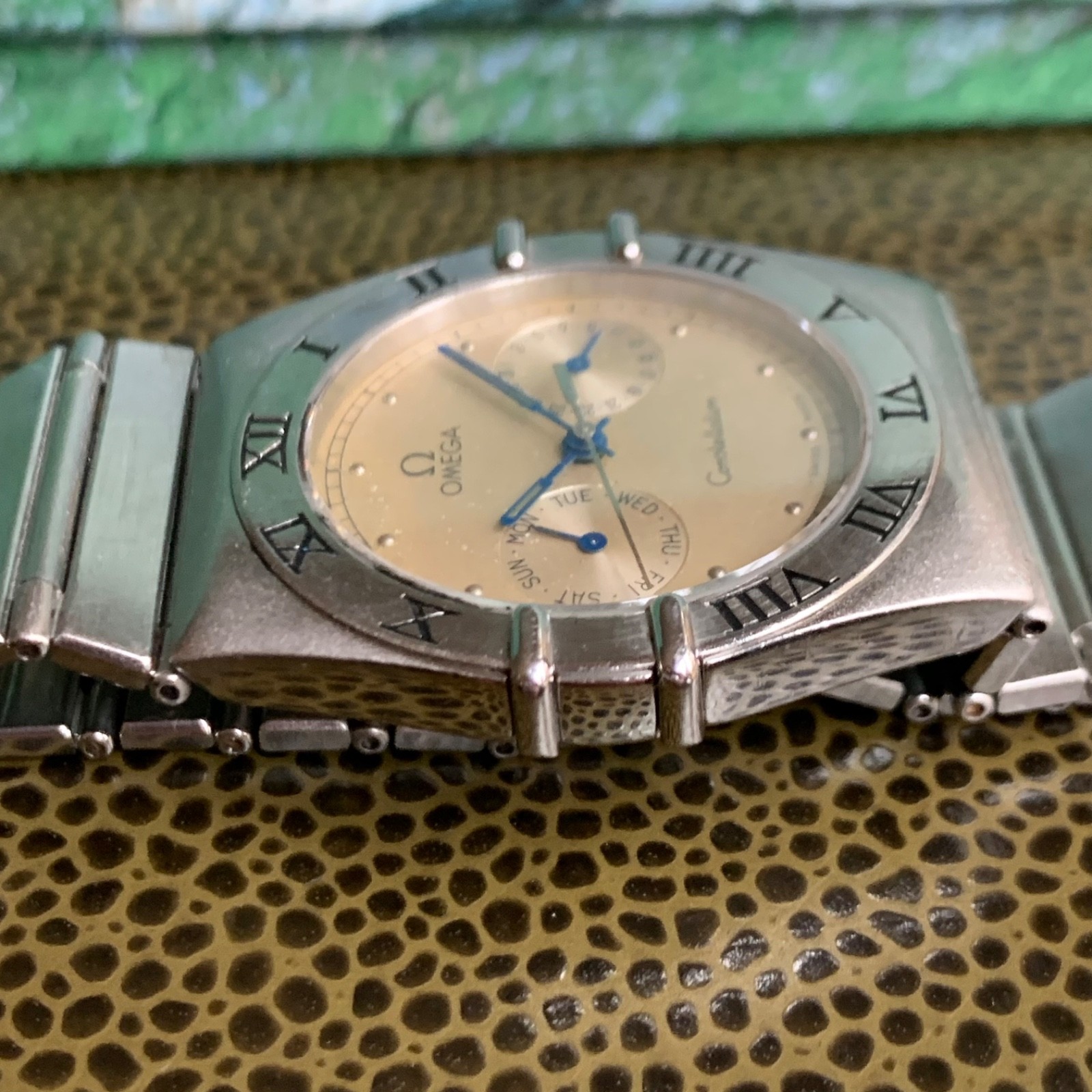 Omega Constellation Day Date Ref. 1520.30 Stainless Steel Wristwatch