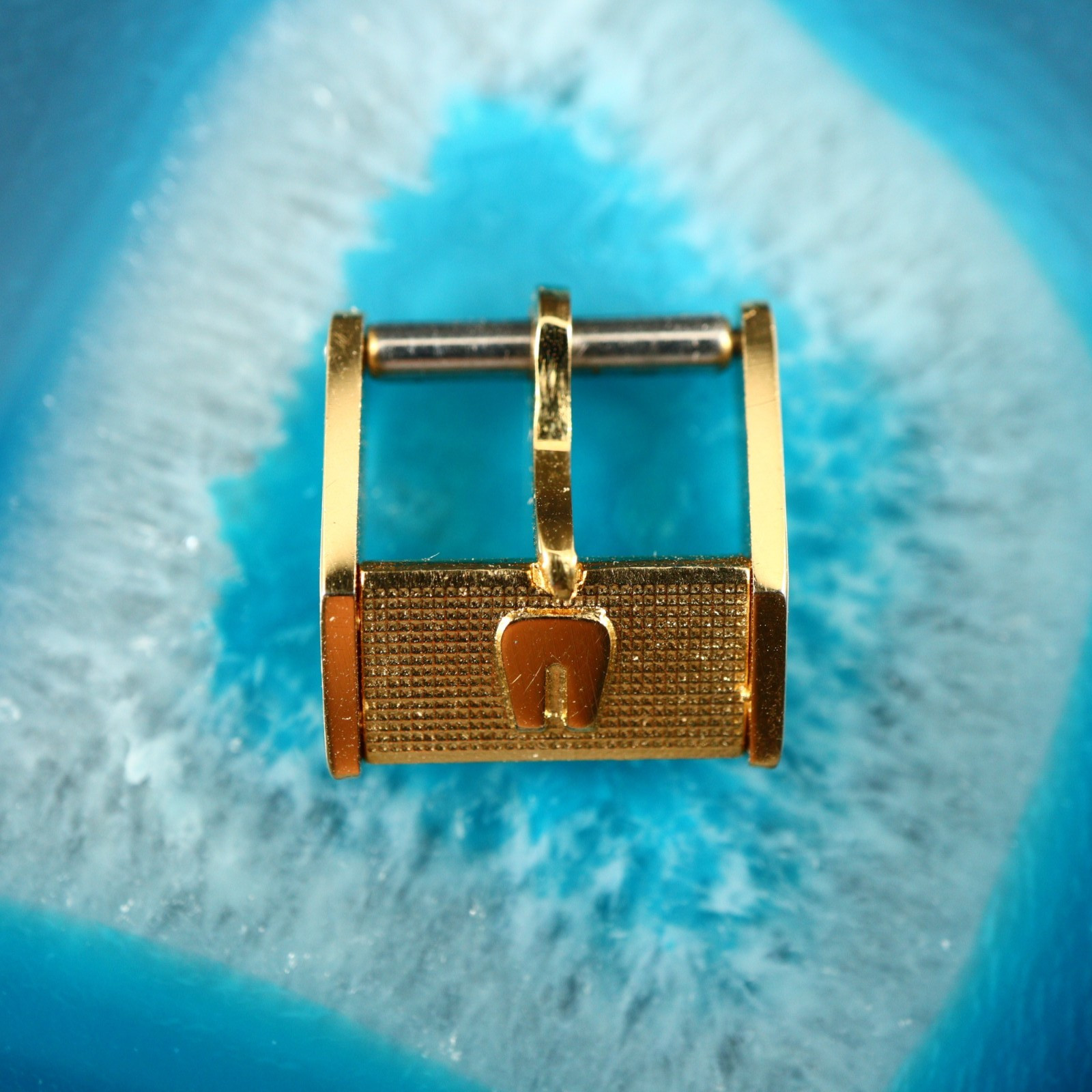 UNIVERSAL GENEVE GOLD PLATED BRACELET BUCKLE 1970s SWISS MADE 10MM