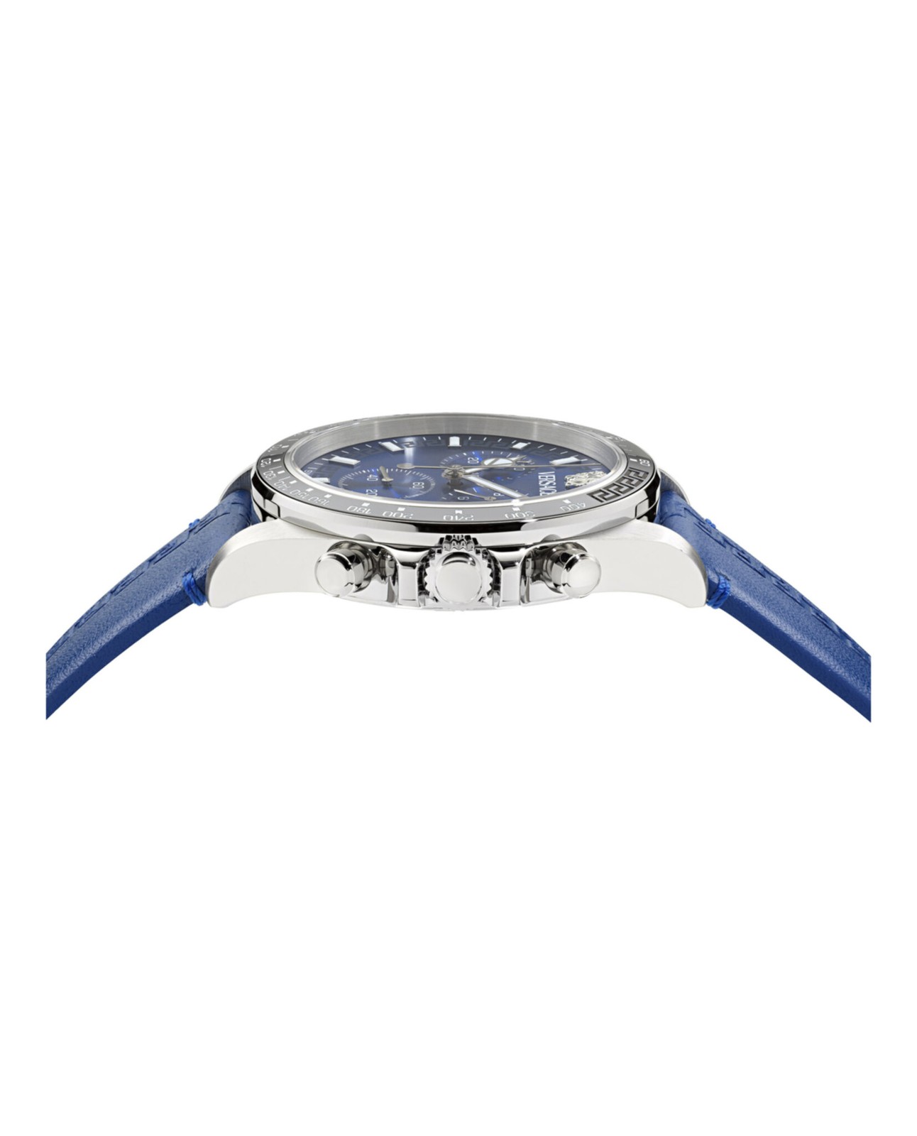 Versace Mens Stainless Steel 43mm Strap Fashion Watch