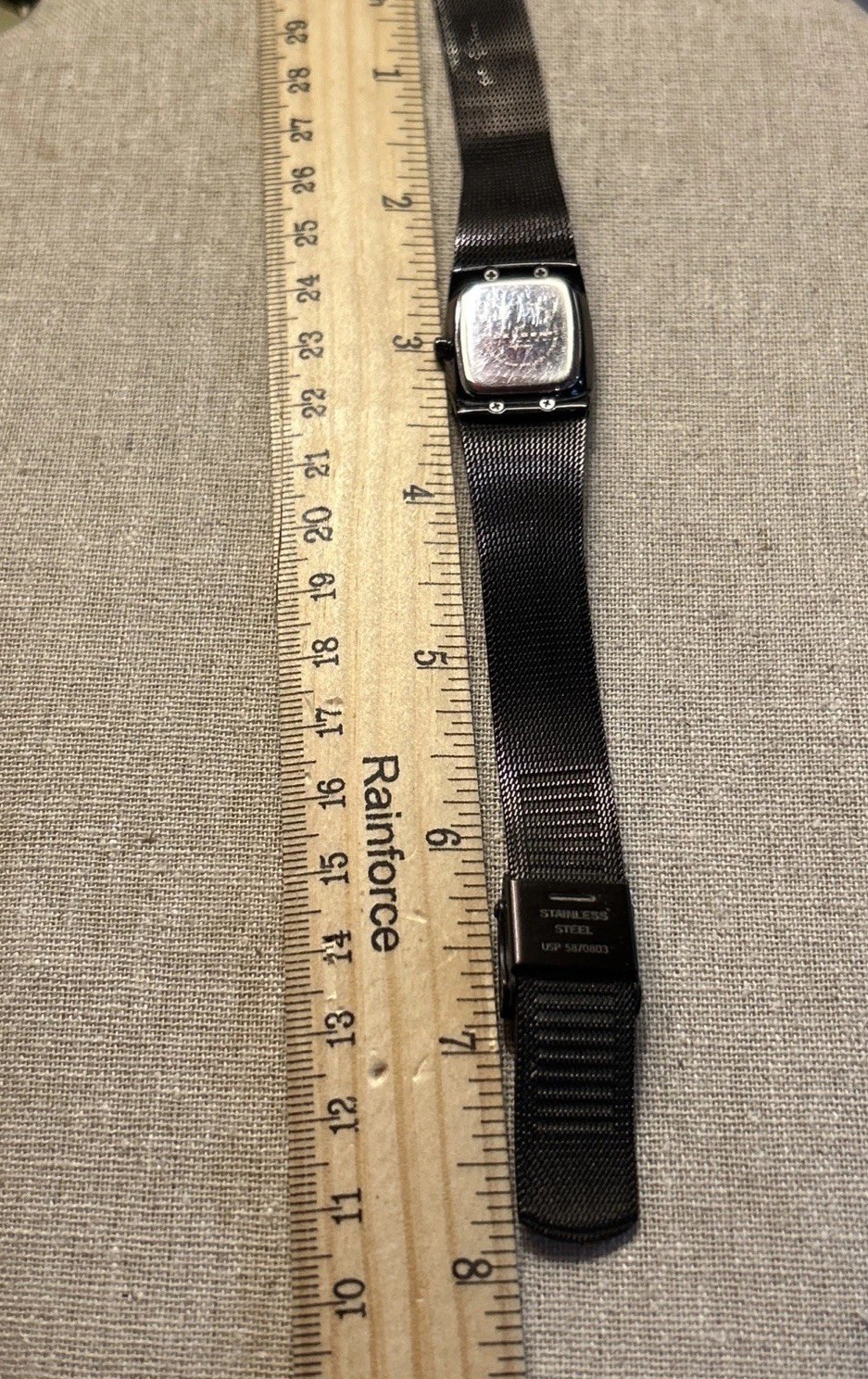 Skagen Dark Brown Steel Mesh Band Ladies Watch Quartz Movement Water Resistant